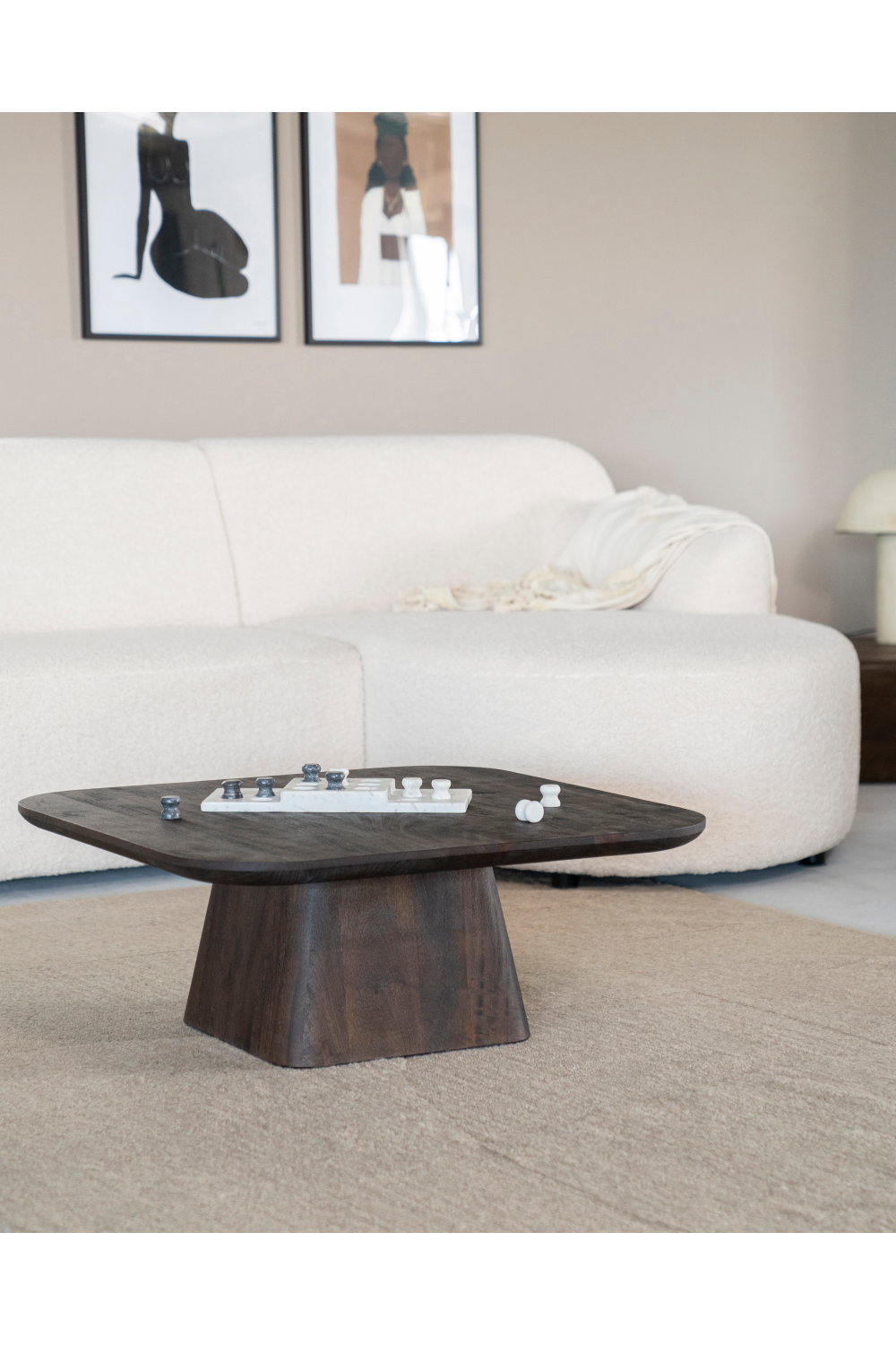 Table Basse Carrée en Bois L