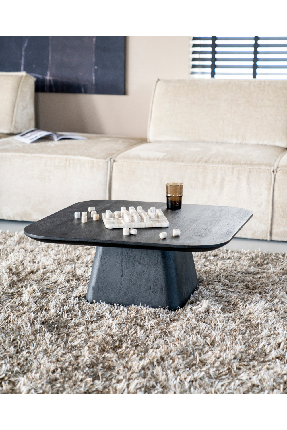 Table Basse Carrée en Bois L