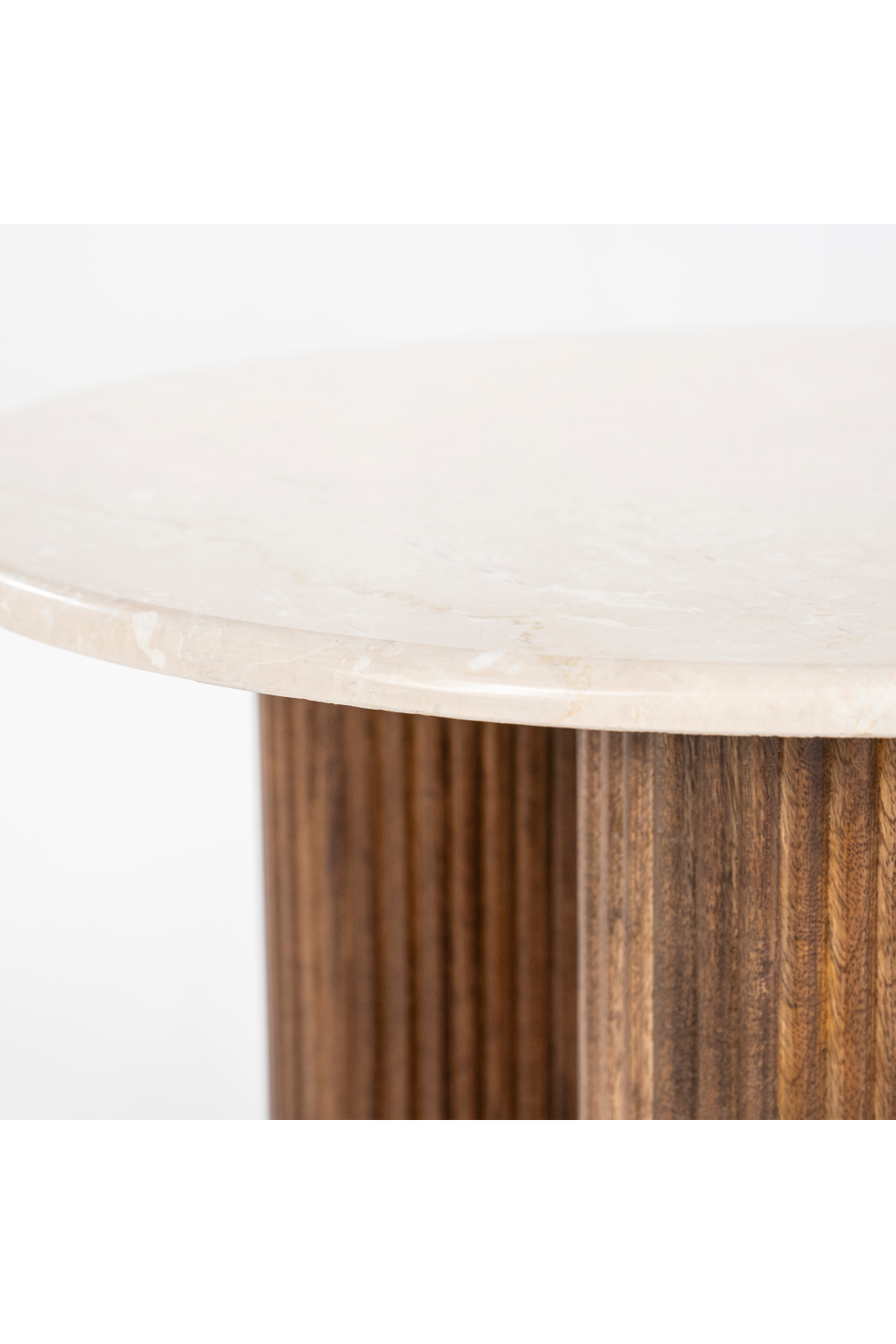 Table d'appoint ronde en marbre