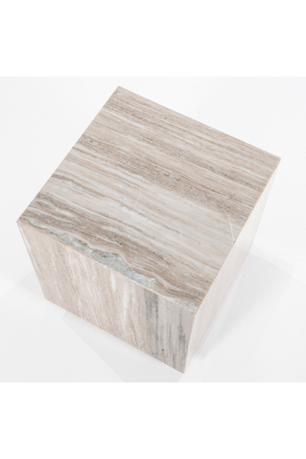 Table d'appoint en marbre laqué