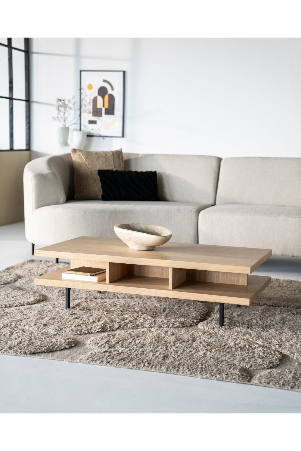 Table basse en chêne naturel