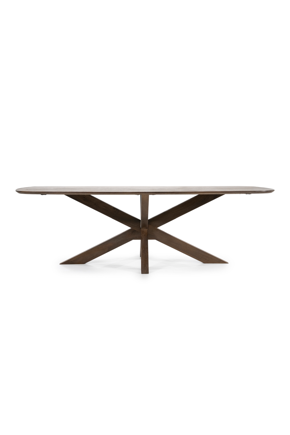 Table de salle à manger rectangulaire en bois de manguier
