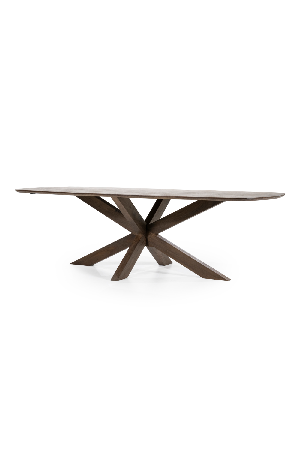 Table de salle à manger rectangulaire en bois de manguier