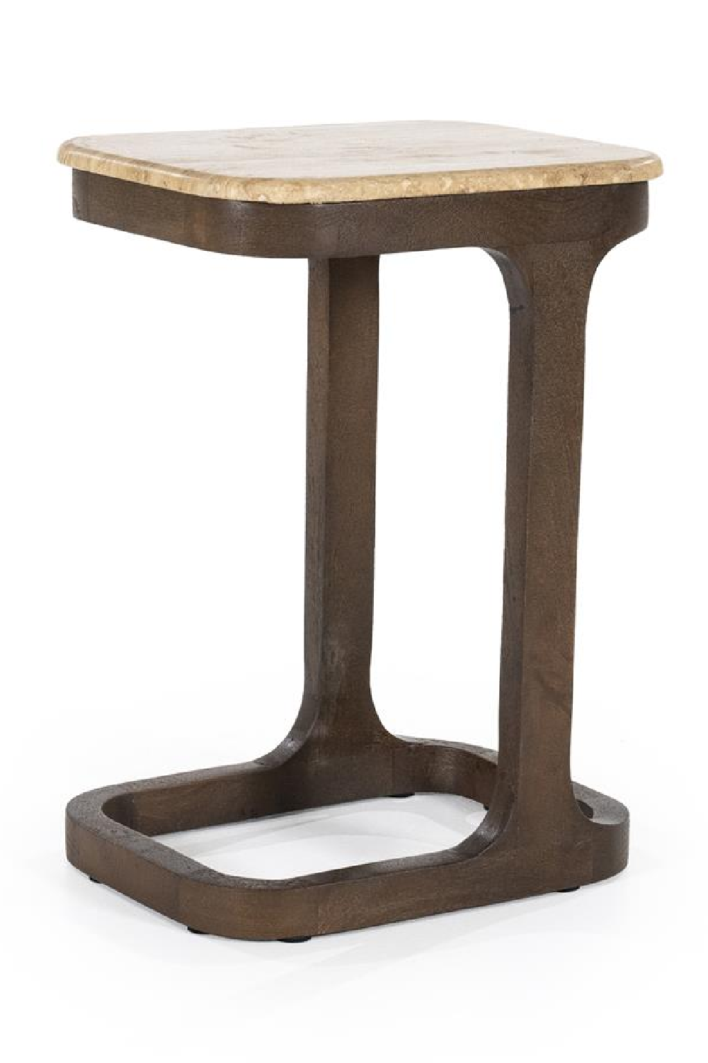 Table d'appoint en travertin