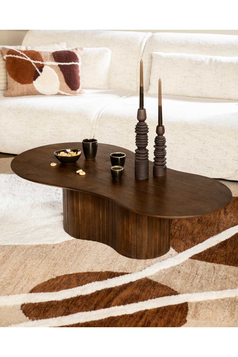 Table basse en bois de manguier bio