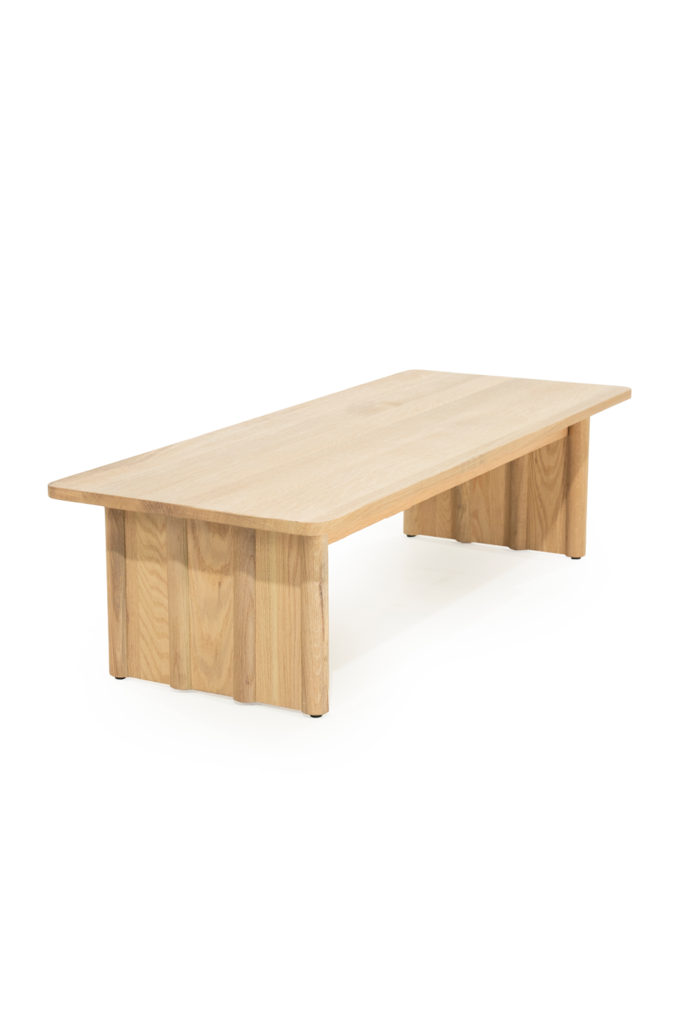 Table basse rectangulaire en chêne L