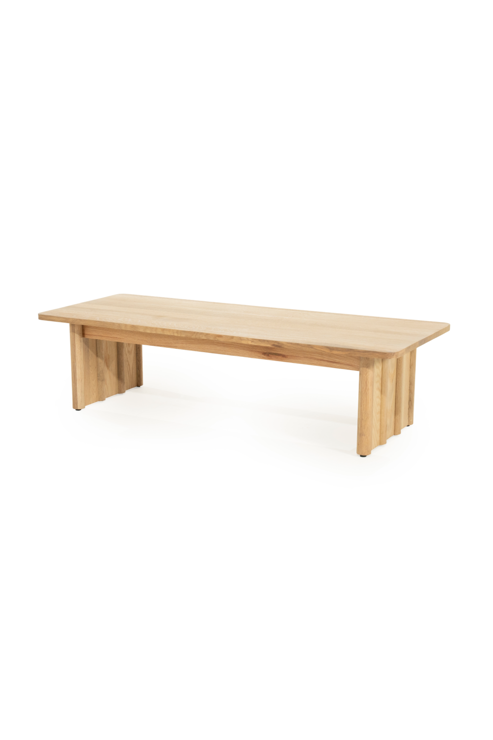 Table basse rectangulaire en chêne L