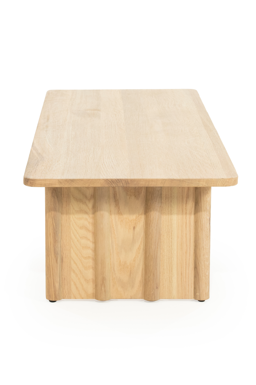 Table basse rectangulaire en chêne L