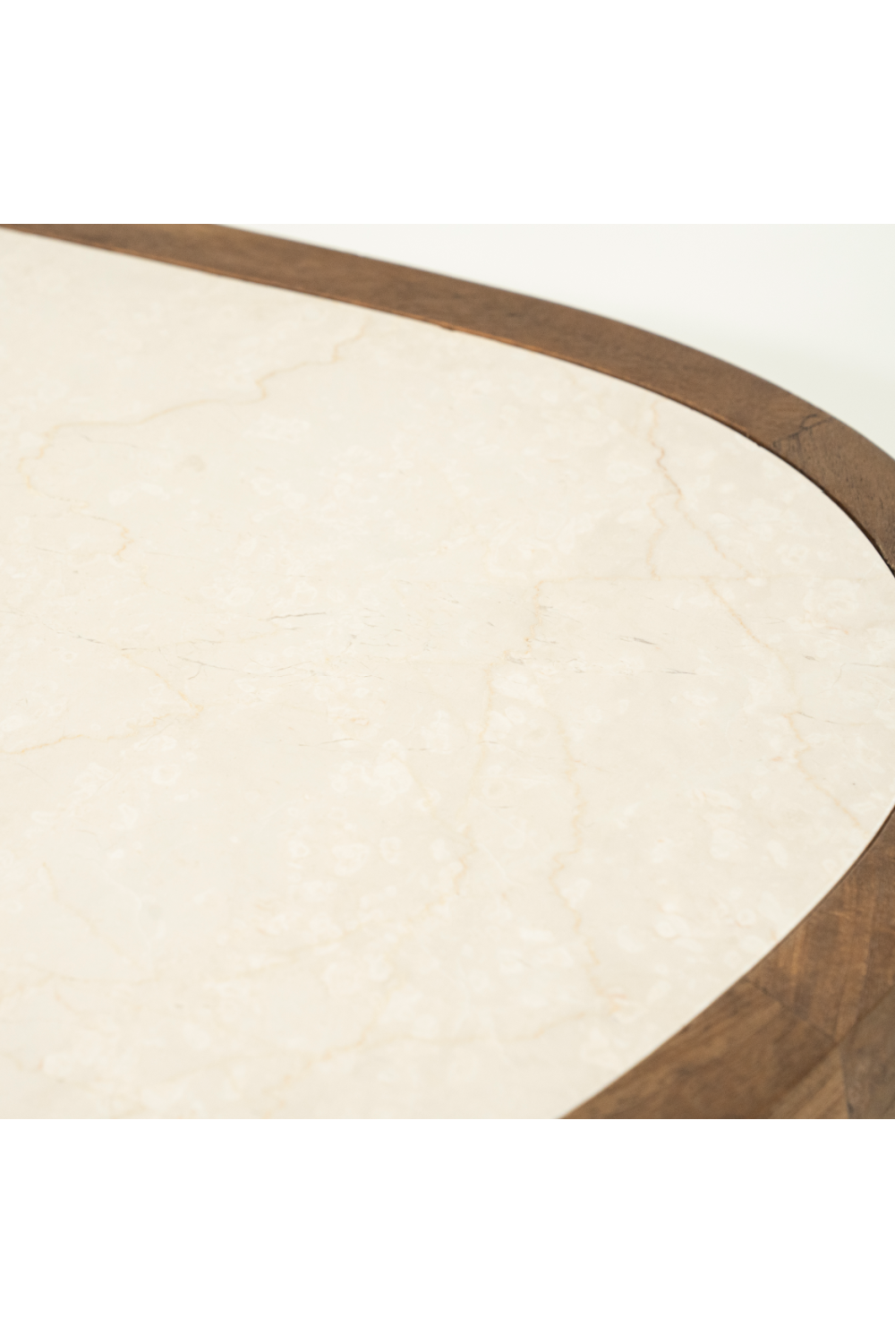 Table basse plateau marbre blanc