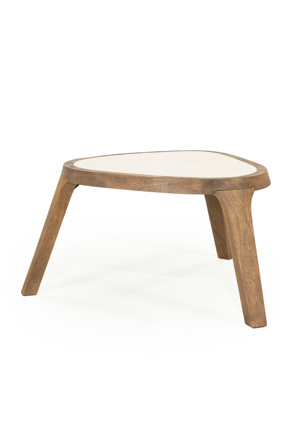 Table basse plateau marbre blanc