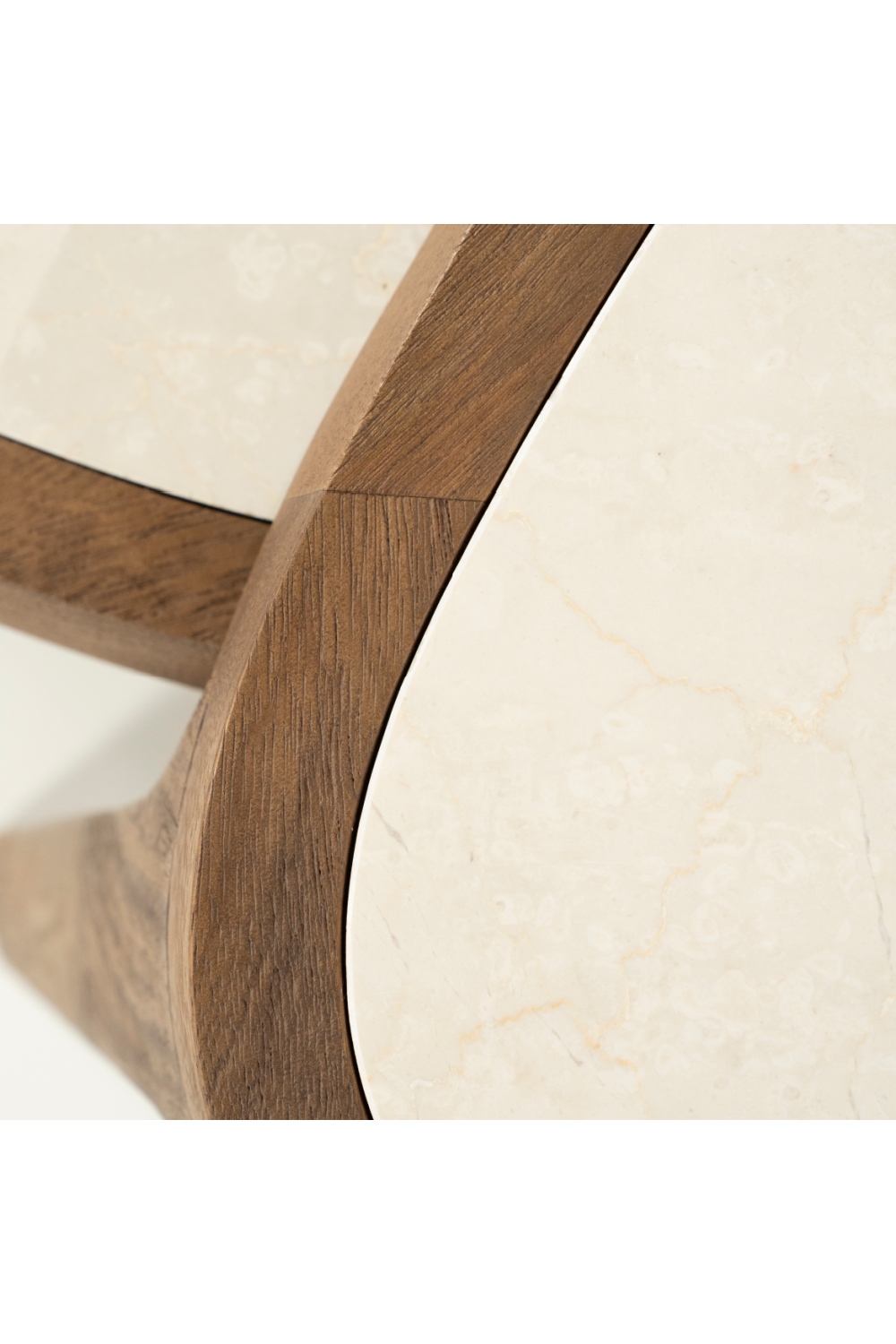 Table basse plateau marbre blanc