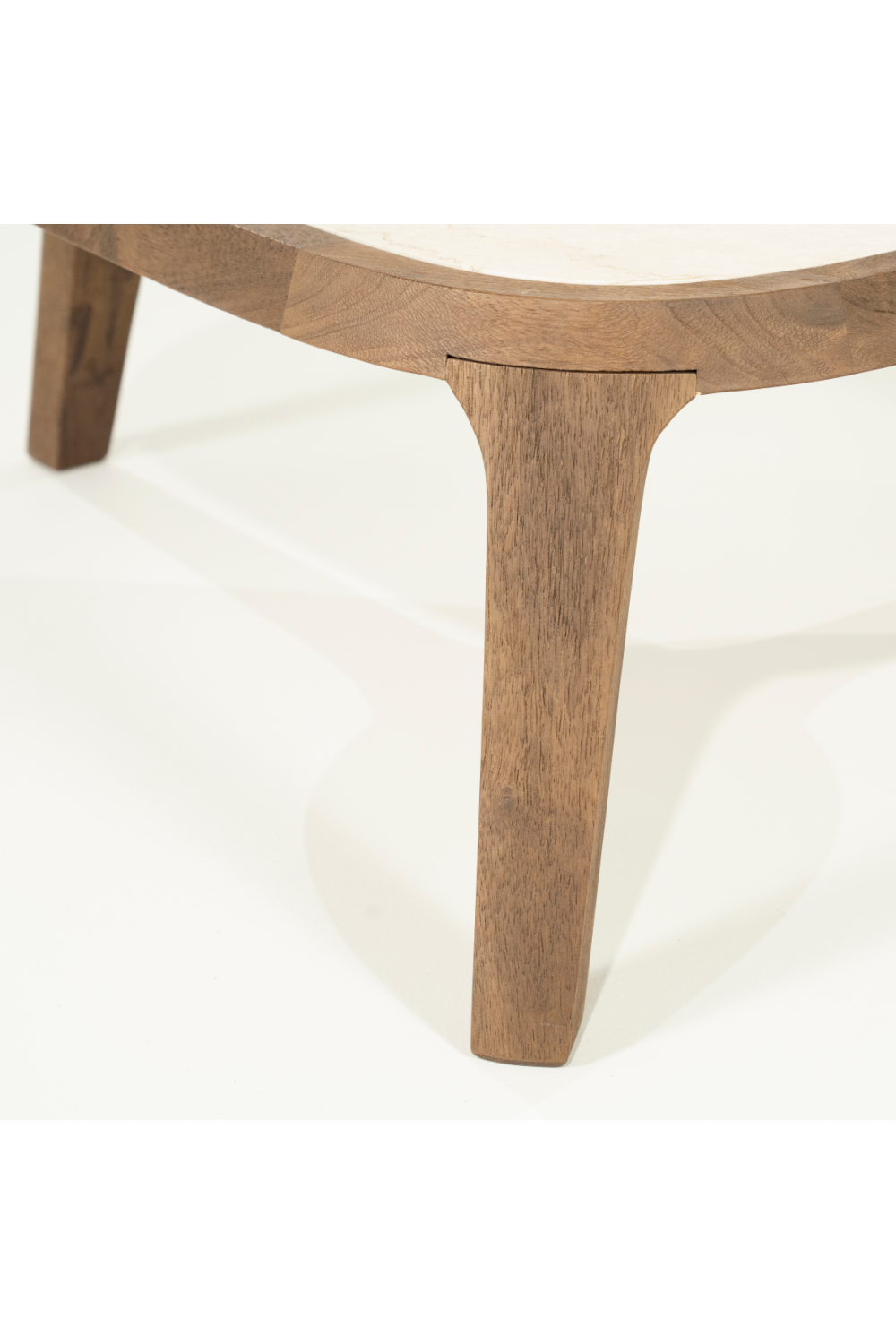 Table basse plateau marbre blanc