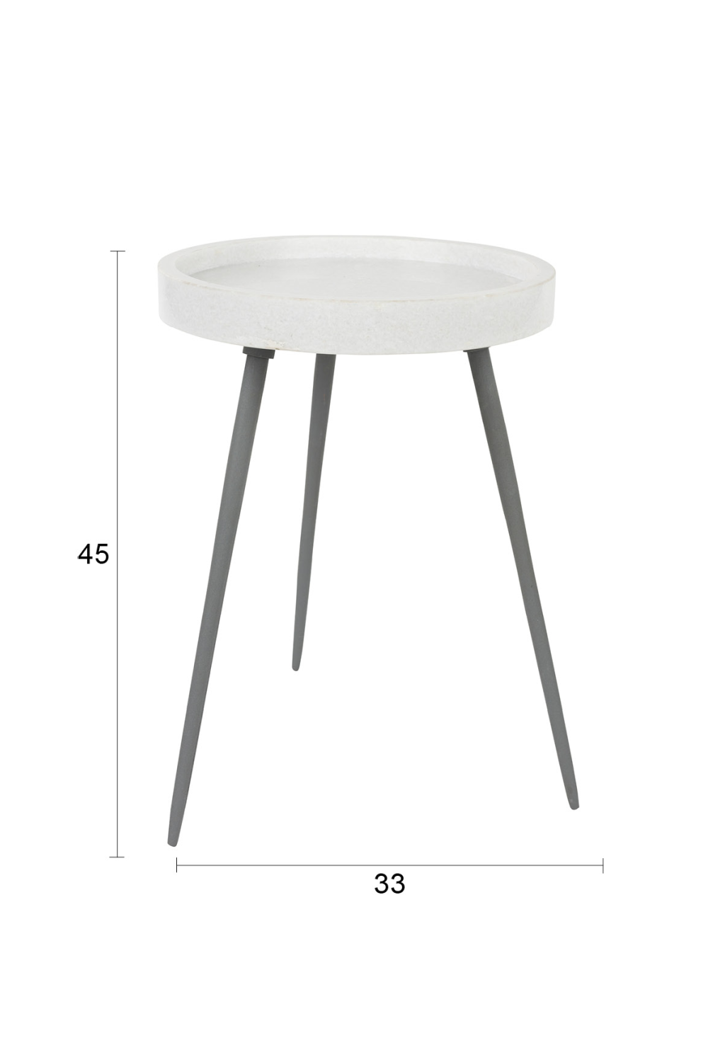 Table d'appoint en marbre massif