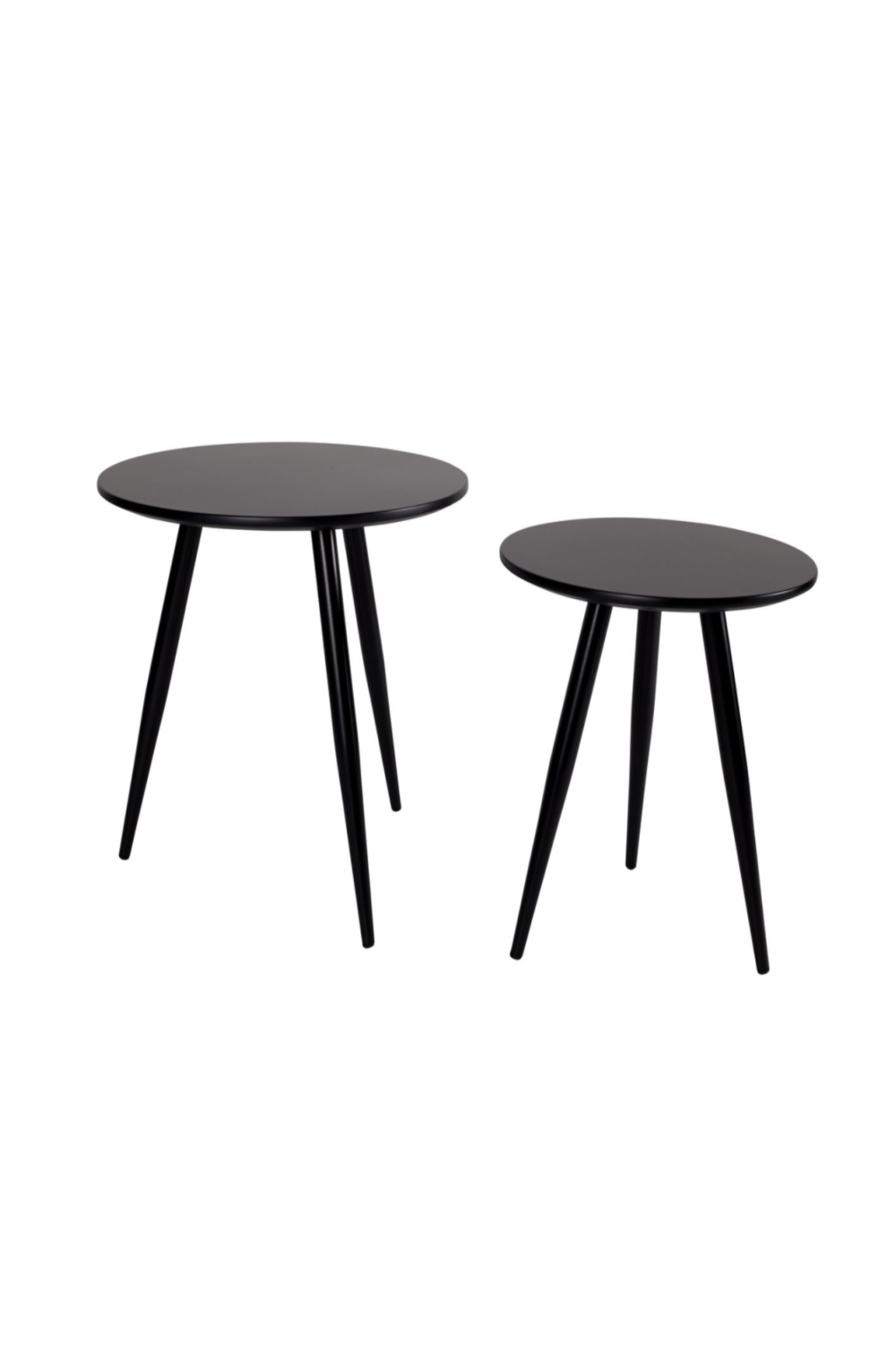 Tables d'appoint gigognes noires (2)