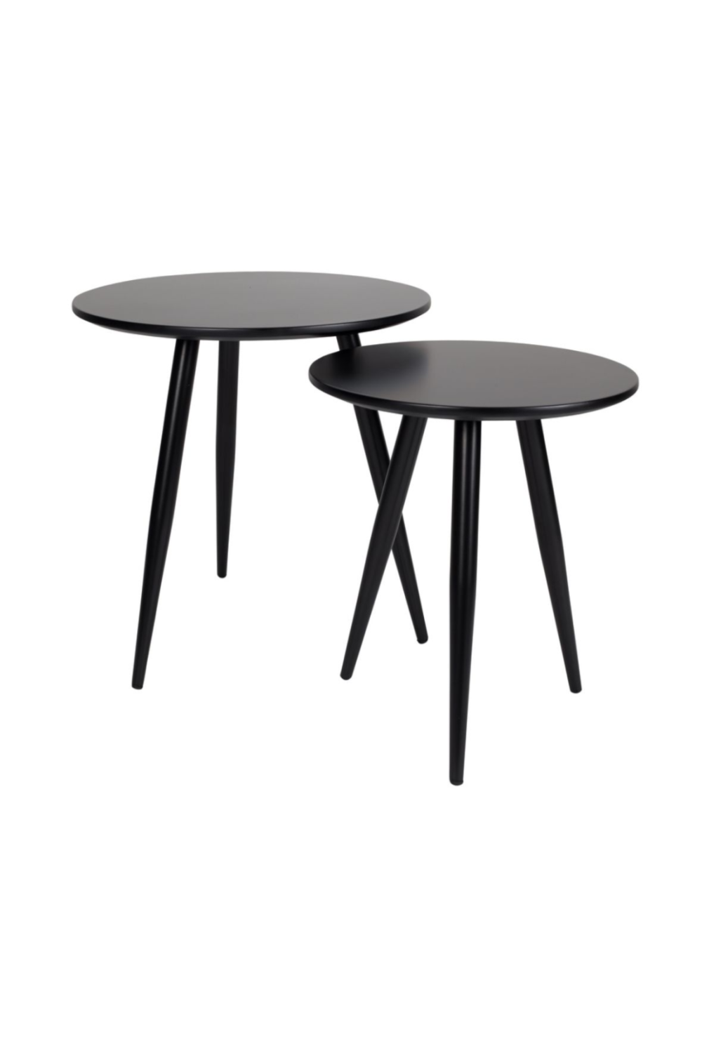 Tables d'appoint gigognes noires (2)