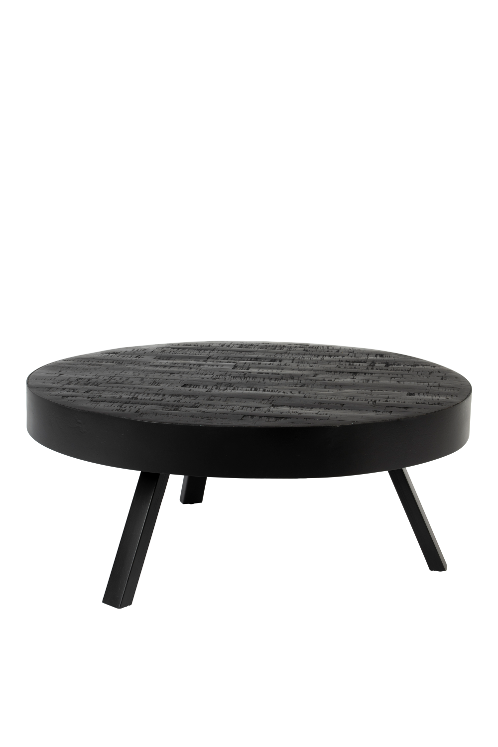 Table basse ronde en teck
