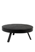 Table basse ronde en teck