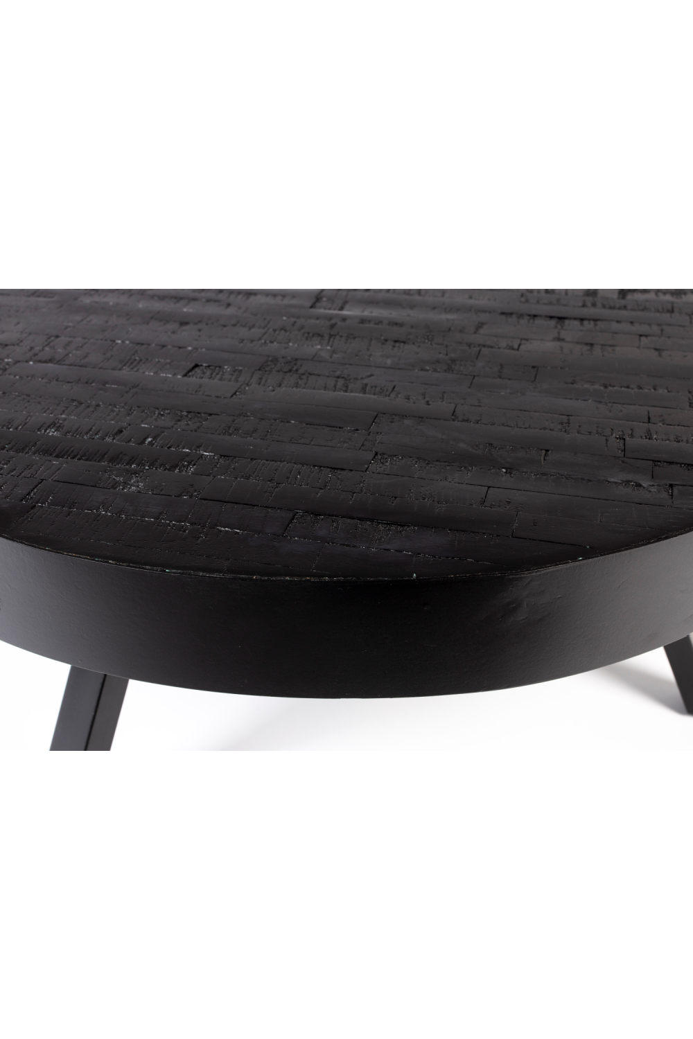 Table basse ronde en teck