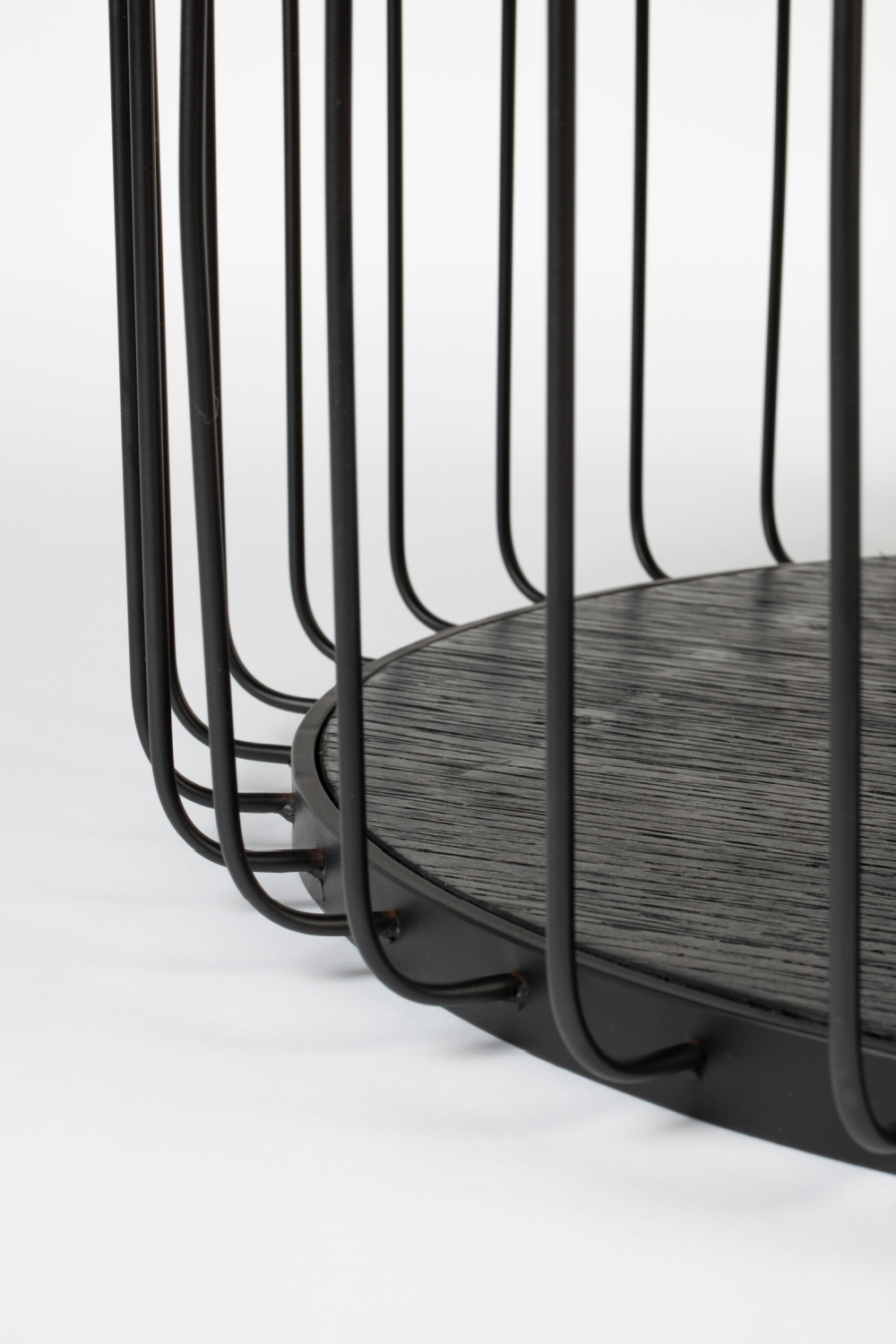 Table basse industrielle noire