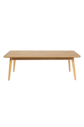 Table basse rectangulaire en bois