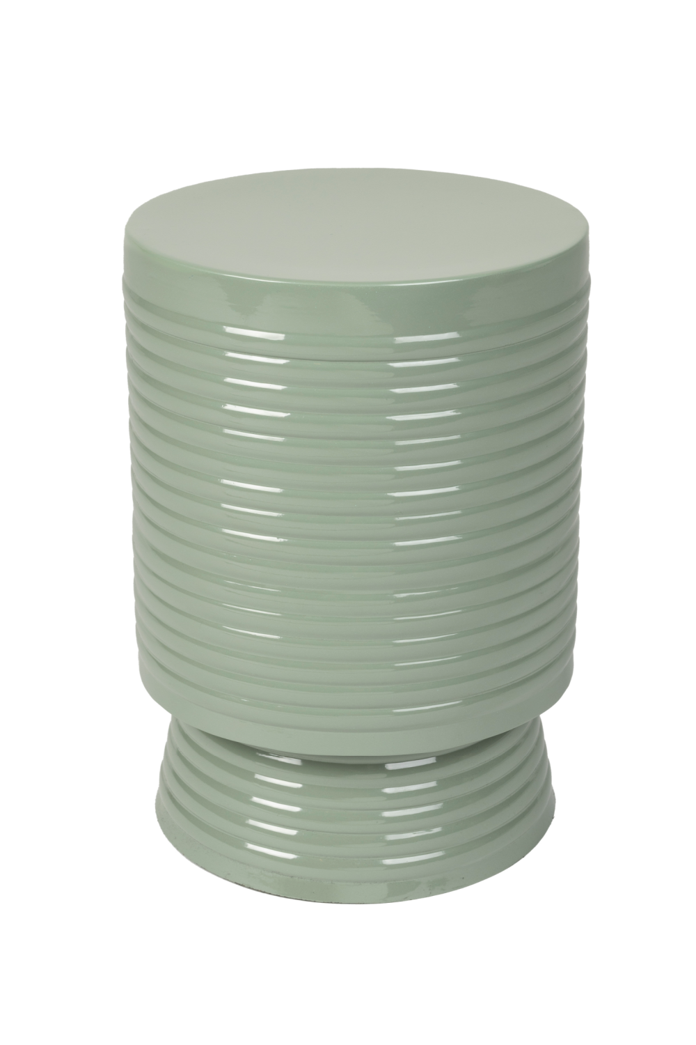 Table d'appoint en fer vert
