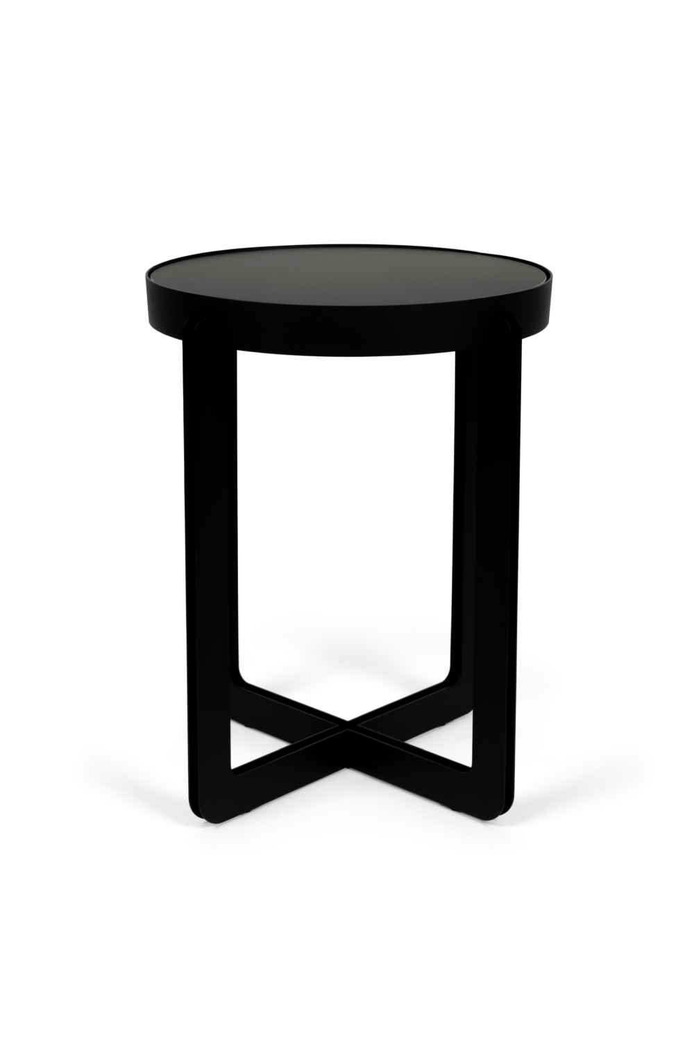 Table d'appoint à piétement croisé