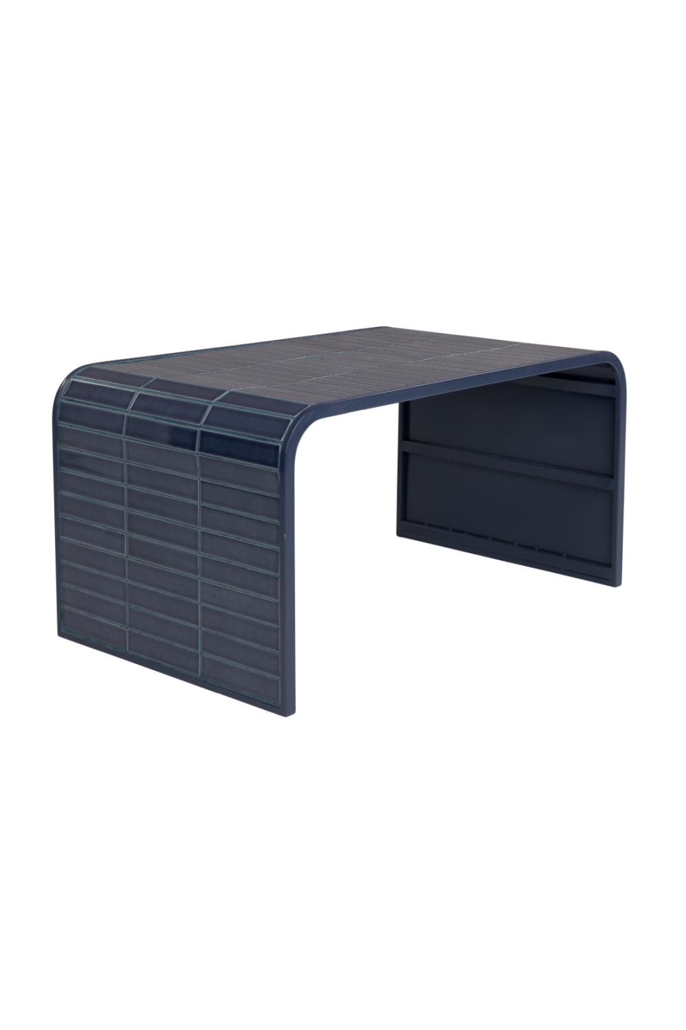 Table basse en carreaux laqués