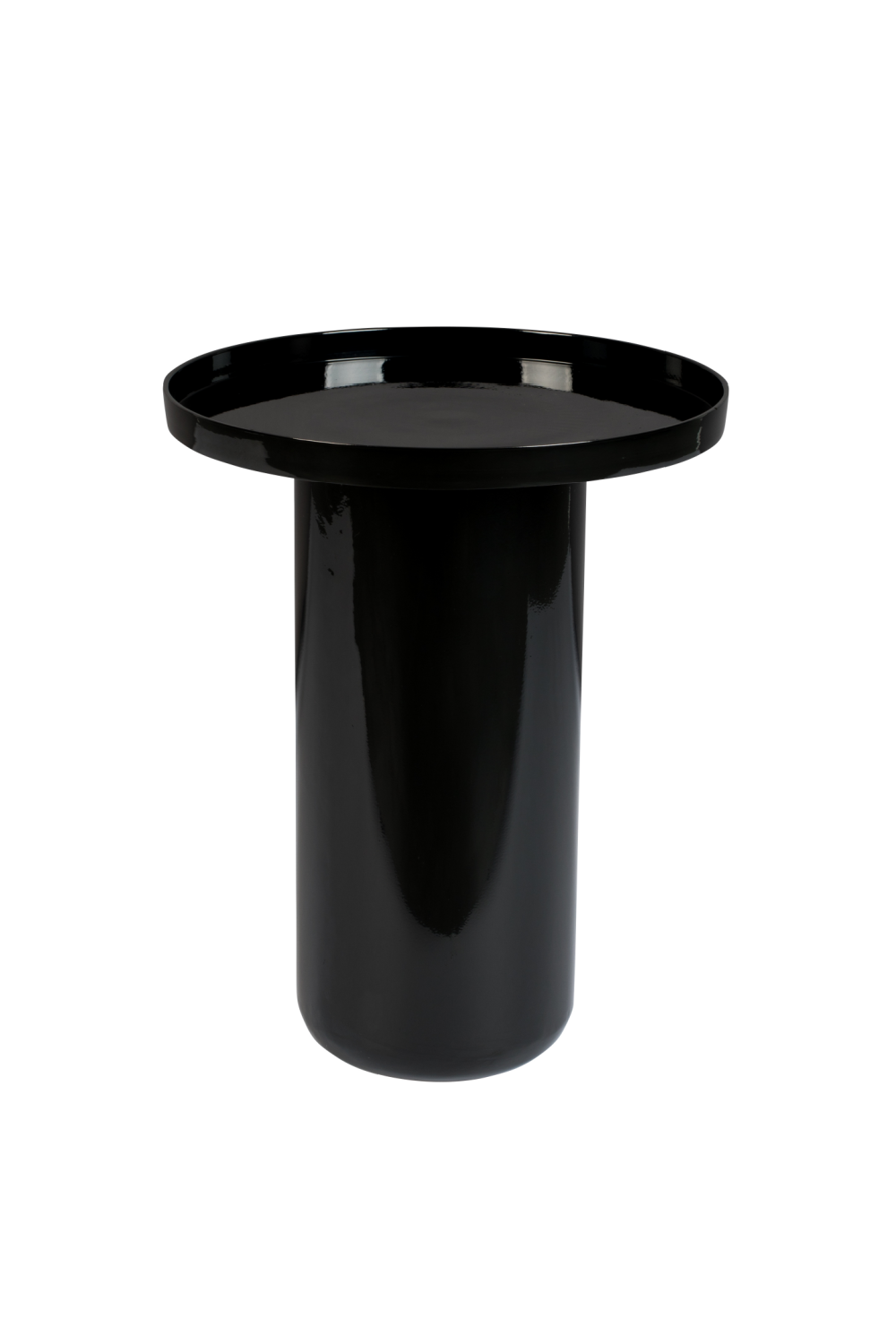 Table d'appoint sur pied noire