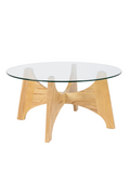 Table basse moderne en frêne