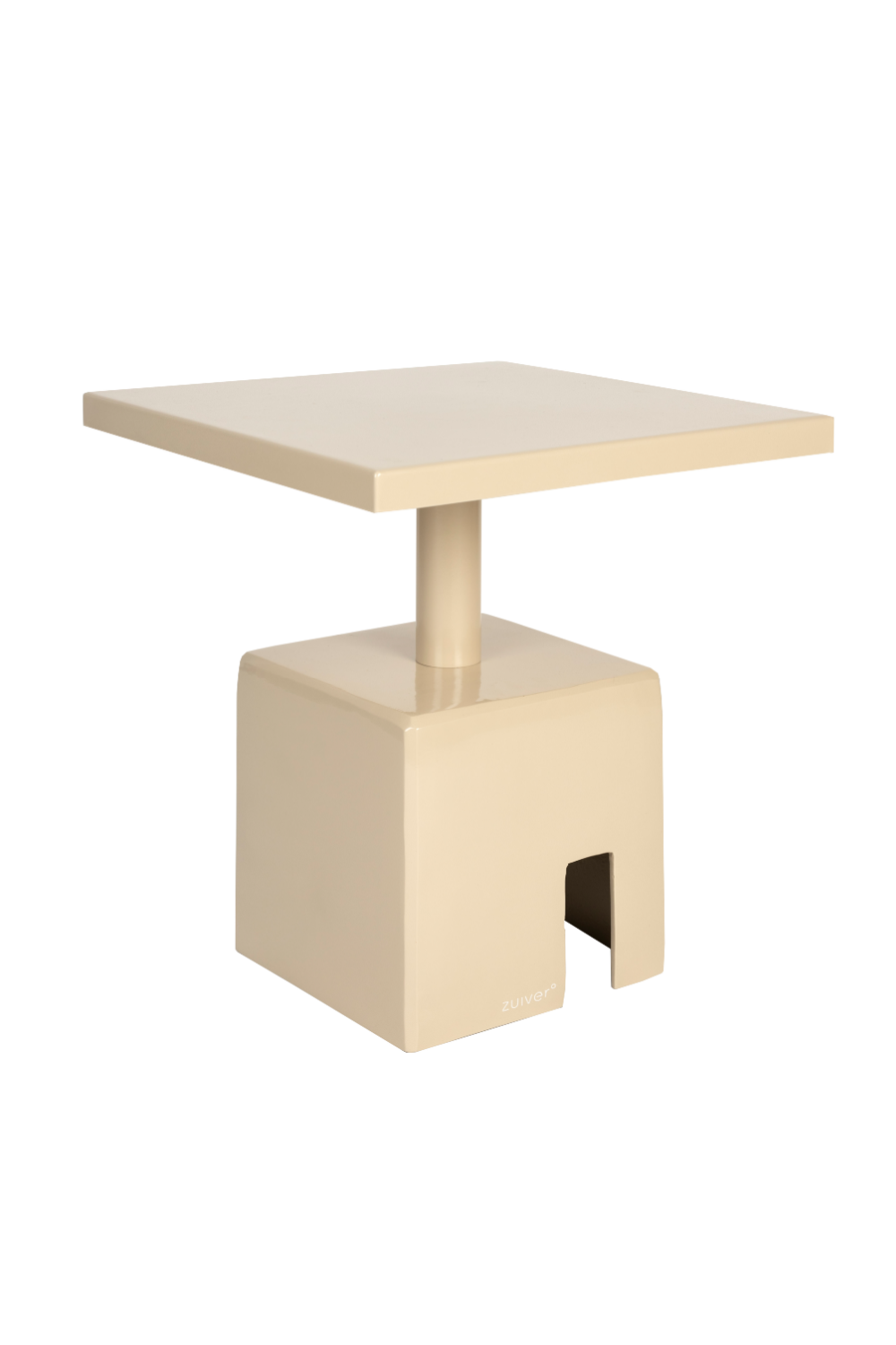 Table d'appoint carrée en fer