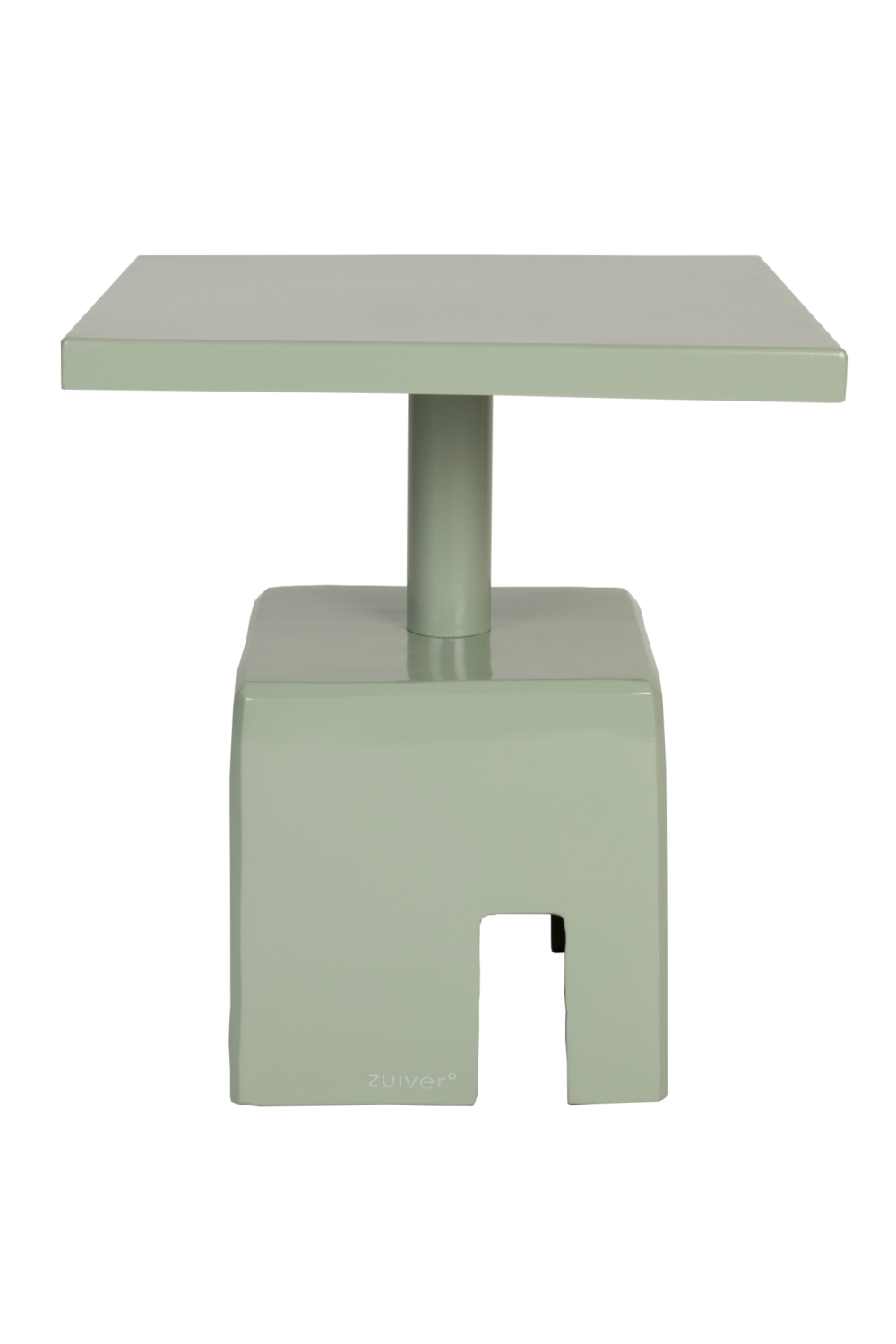Table d'appoint carrée en fer