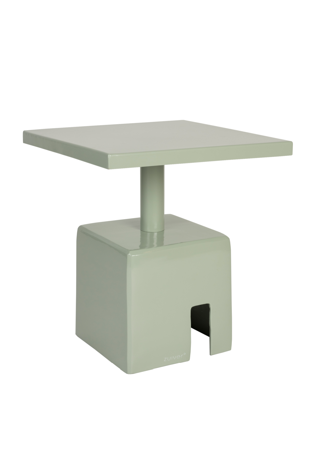 Table d'appoint carrée en fer